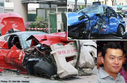 Серьезная авария с участием Ferrari 599 GTO унесла жизни трех человек (12 фото+2 видео)