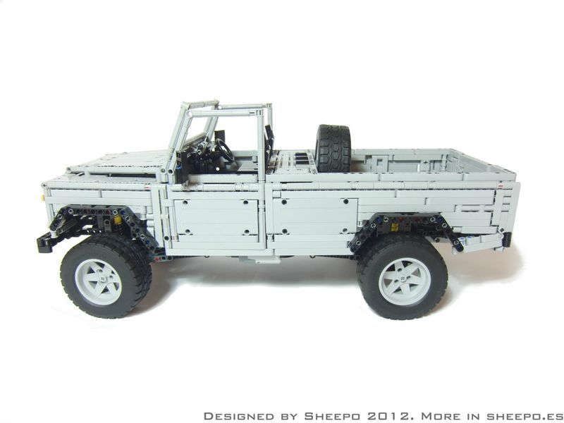 Land Rover Defender 110 в масштабе 1:8.5 из LEGO (12 фото+видео)