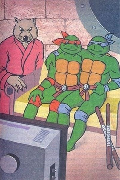 Русские комиксы про ниндзя-черепашек (6 фото)
